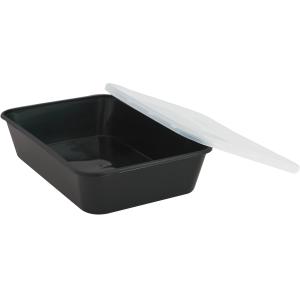 Mikroform+lock svart 500ml 250set