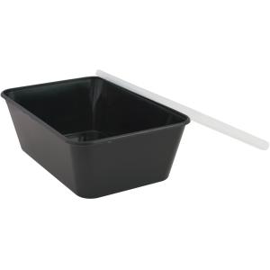 Mikroform+lock svart 750ml 250set