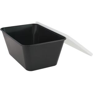 Mikroform+lock svart 1000ml 250set