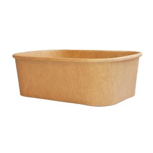 Rektangulär Papper matformar 750ml 300st